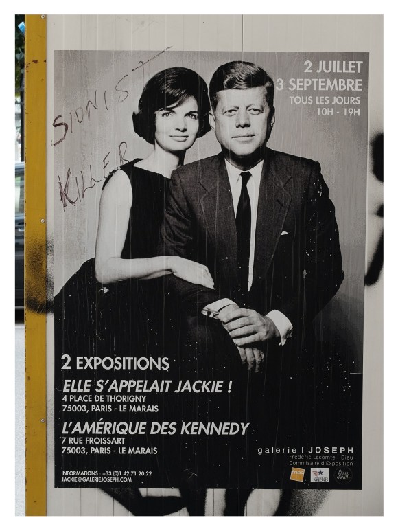 Such a pity and a real sign of our times.  People who know their history wouldn't accuse the Kennedy family of being Zionist anyway, but it was a sad eye-opener to see heavily armed police guarding every major Jewish building (synagogue, museum) we walked past.